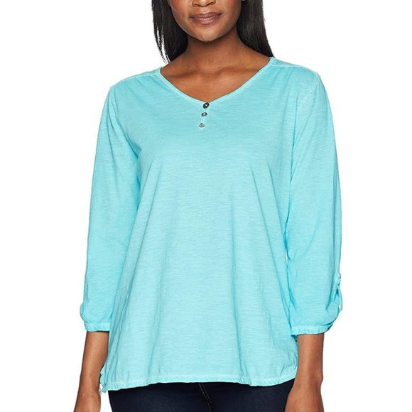 Neon Buddha Surf Large Oceanfront Knit Top XS - Picture 1 of 10